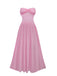 1950s Strapless Halter Neck Dress - vintage dress, retro fashion, rockabilly