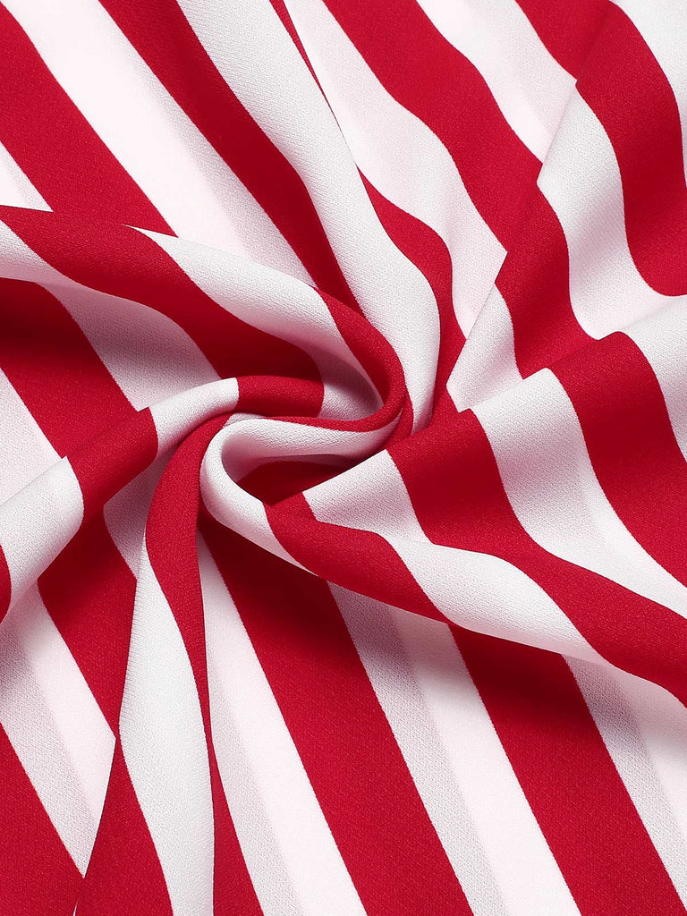 1950s Striped Bow Dress: where 1950s romance meets her modern spirit