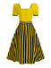 1950s Striped Bow Dress — the kind of 1950s dress that makes strangers smile
