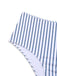 1950s Stripes Criss-Cross High-Waist Bikini Set - vintage fashion, retro style