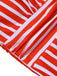 1950s Stripes Spaghetti Strap One-Piece Swimsuit — because 1950s glamour never goes out of style