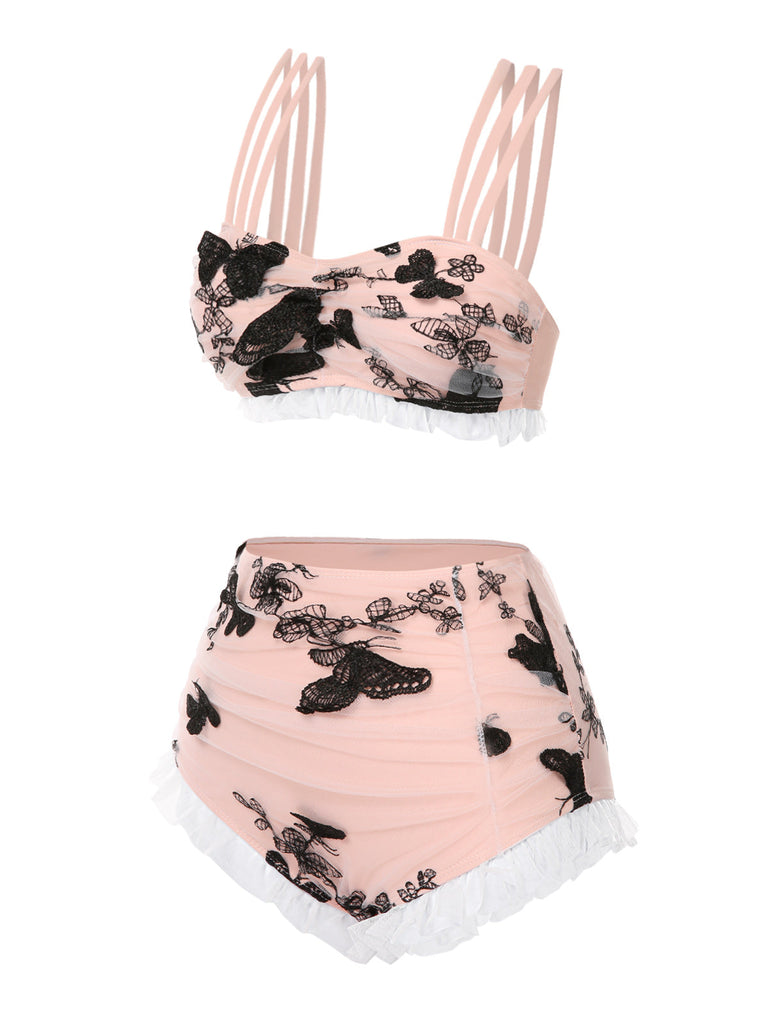 1950s Summer Daisy Tankini Set - vintage fashion, retro style