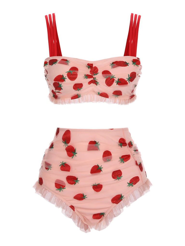 1950s Summer Daisy Tankini Set - vintage fashion, retro style