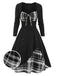 1950s Sweetheart Plaid Patchwork Dress — the kind of 1950s dress that makes strangers smile