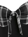 1950s Sweetheart Plaid Patchwork Dress: where 1950s romance meets her modern spirit