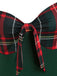 1950s Sweetheart Plaid Patchwork Dress: where 1950s romance meets her modern spirit