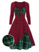 1950s Sweetheart Plaid Patchwork Dress — the kind of 1950s dress that makes strangers smile