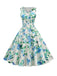 1950s V-Neck Floral Sleeveless Dress, vintage dress, retro fashion, rockabilly, pin-up fashion - perfect for women who love vintage and retro fashion