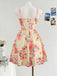 1950s Vintage Floral Lace-Up Swing Dress, vintage dress, retro fashion, rockabilly, pin-up fashion - perfect for women who love vintage and retro fashion
