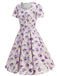 1950s Vintage Floral Swing Dress - vintage dress, retro fashion, rockabilly