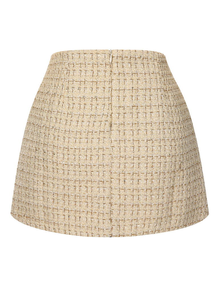 1960s A-Line Button Solid Skirt, vintage skirt, retro style - perfect for women who love vintage and retro fashion