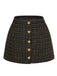 1960s A-Line Button Solid Skirt, vintage skirt, retro style - perfect for women who love vintage and retro fashion