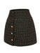 1960s A-Line Button Solid Skirt, vintage skirt, retro style - perfect for women who love vintage and retro fashion