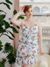 1960s Butterflies Strap One-piece Swimsuit & Cover-up Skirt: timeless style reimagined