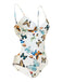 1960s Butterflies Strap One-piece Swimsuit & Cover-up Skirt: timeless style reimagined