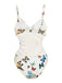 1960s Butterflies Strap One-piece Swimsuit & Cover-up Skirt — vintage elegance for the modern woman