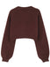 1960s Christmas Gingerbread Cropped Sweater Cardigan - vintage fashion, retro style
