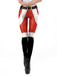 She walks in these 1960s Christmas Printed Elastic Leggings and the world follows