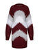 1960s Colorblock Knit Sweater Dress - vintage dress, retro fashion