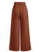 1960s Corduroy High Waist Wide-Leg Pants - vintage fashion, retro style
