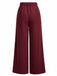 1960s Corduroy High Waist Wide-Leg Pants - vintage fashion, retro style