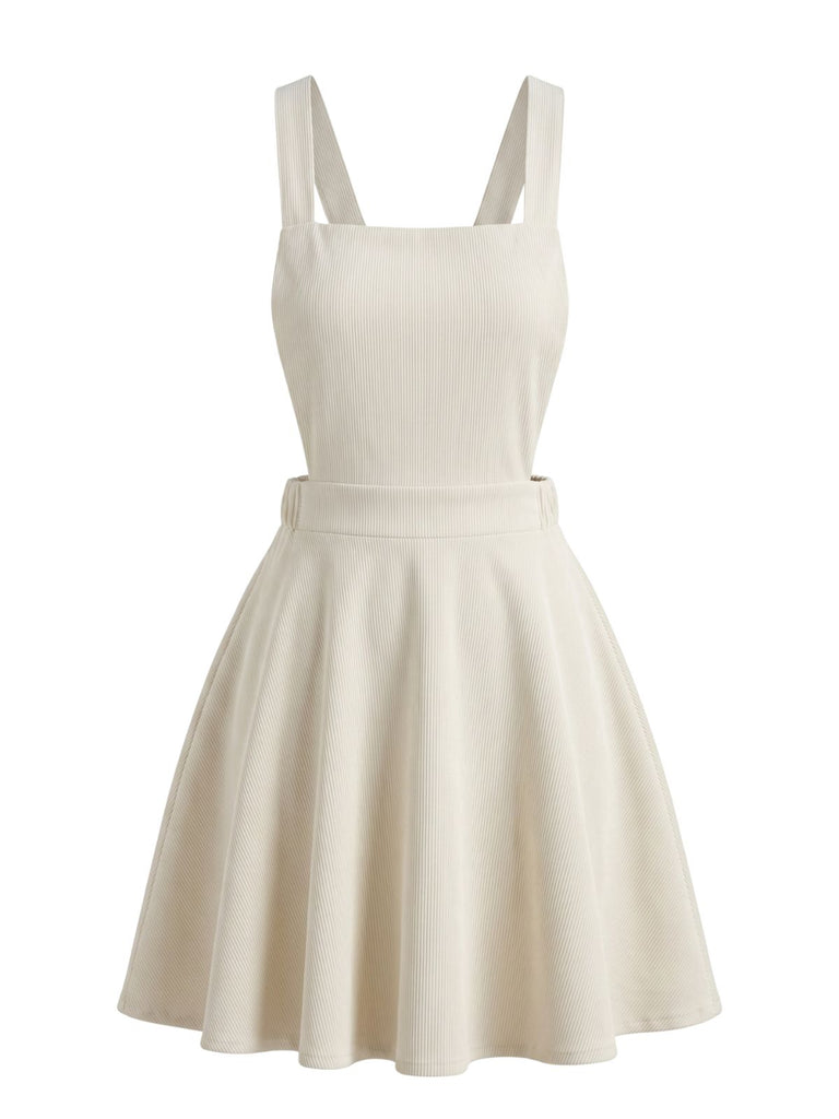 Beige 1960s Vintage Classic Dress 4