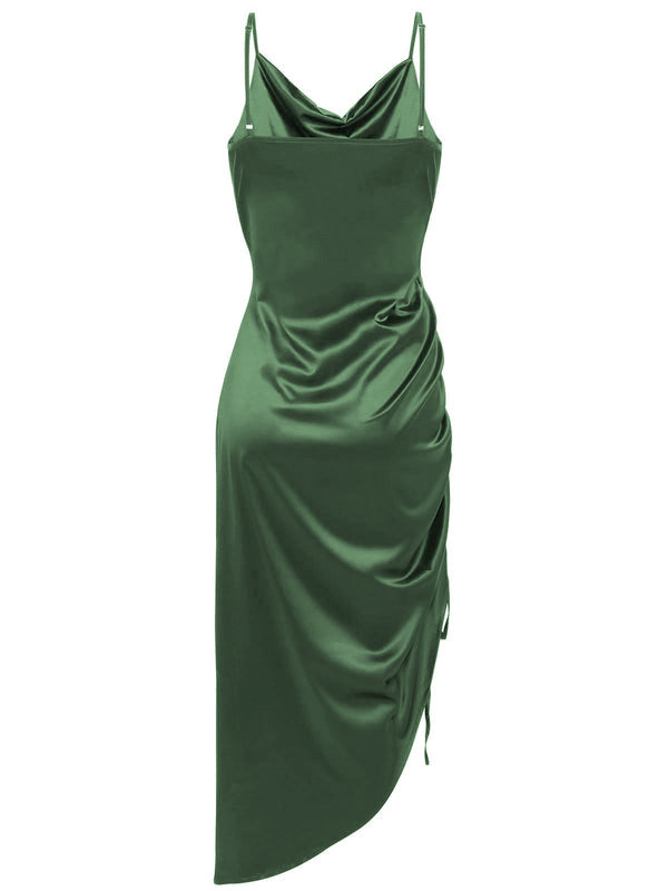 1960s Drawstring Spaghetti Strap Pencil Dress — vintage elegance for the modern woman
