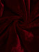 Burgundy 1960s Gothic Mesh Strapless Irregular Hem Dress - vintage dress, retro fashion