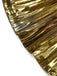 Gold 1960s Metallic Pleated Cutout Party Strap Dress - vintage dress, retro fashion, glamorous gold
