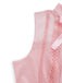 Pink 1960s Lace Trim Ribbon Bow Sleeveless Tulle Dress - vintage dress, retro fashion