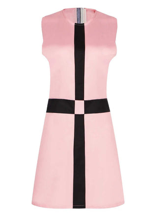 Pink 1960s The Queen’s Gambit Costume Sleeveless Dress - vintage dress, retro fashion