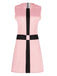 Pink 1960s The Queen’s Gambit Costume Sleeveless Dress - vintage dress, retro fashion