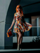 1960s Flare Sleeve Colorful Daisy Dress - vintage dress, retro fashion