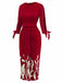 1960s Floral Cut-Out Patchwork Tie Dress - vintage dress, retro fashion