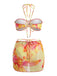 1960s Floral Print Halter Bikini Set & Bodycon Cover-Up - vintage fashion, retro style