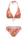 1960s Floral Tropical Bikini Set - vintage swimwear, retro swimsuit, pin-up style for vintage lovers