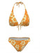 1960s Floral Tropical Bikini Set - vintage swimwear, retro swimsuit, pin-up style for vintage lovers