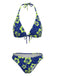 1960s Floral Tropical Bikini Set - vintage swimwear, retro swimsuit, pin-up style for vintage lovers