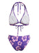 1960s Floral Tropical Bikini Set - vintage swimwear, retro swimsuit, pin-up style for vintage lovers