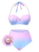She's wearing 1960s Gradient Mermaid Seashell Pearl Swimsuit and the whole beach remembers the 1960s