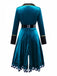 1960s Halloween Mad Hatter Long Sleeve Belt Costume Set