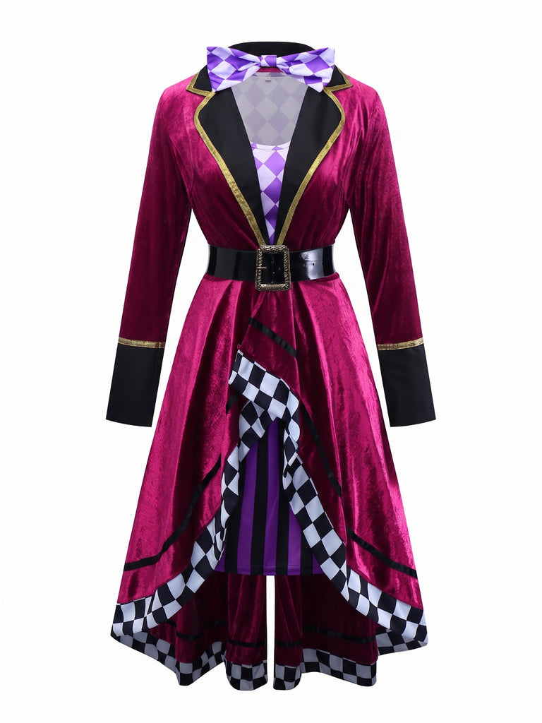 1960s Halloween Mad Hatter Inspired Costume Set