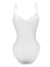 1960s Lace Spaghetti Straps Corset Bodysuit - vintage fashion, retro style
