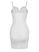 1960s Lace Suspender Corset Bodycon Dress - vintage dress, retro fashion