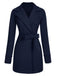1960s Lapel Belted Winter Coat - vintage fashion, retro style