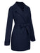 1960s Lapel Belted Winter Coat - vintage fashion, retro style