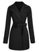 1960s Lapel Belted Winter Coat - vintage fashion, retro style