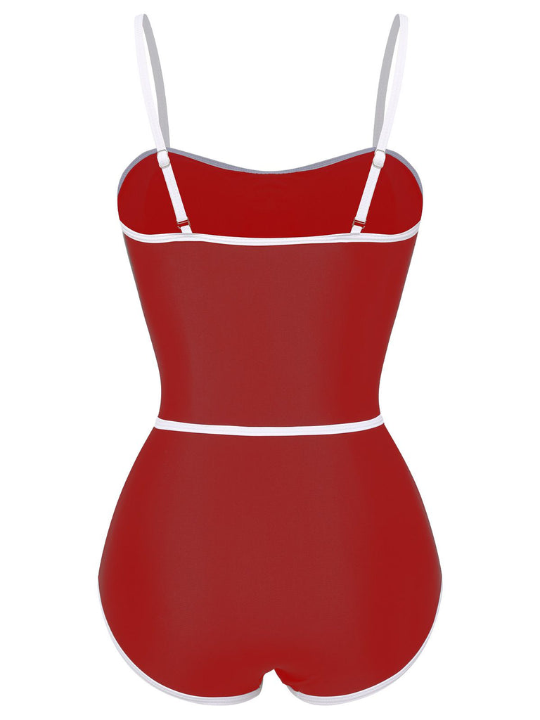 Black 1960s Lined Sling One-Piece Swimsuit, vintage swimsuit, pin-up swimwear - perfect for women who love vintage and retro fashion