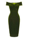 1960s Off Shoulder Velvet Bodycon Dress: timeless style reimagined