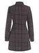 This 1960s Shirt Collar Lantern Sleeve Plaids Dress wraps her in 1960s elegance, one twirl at a time